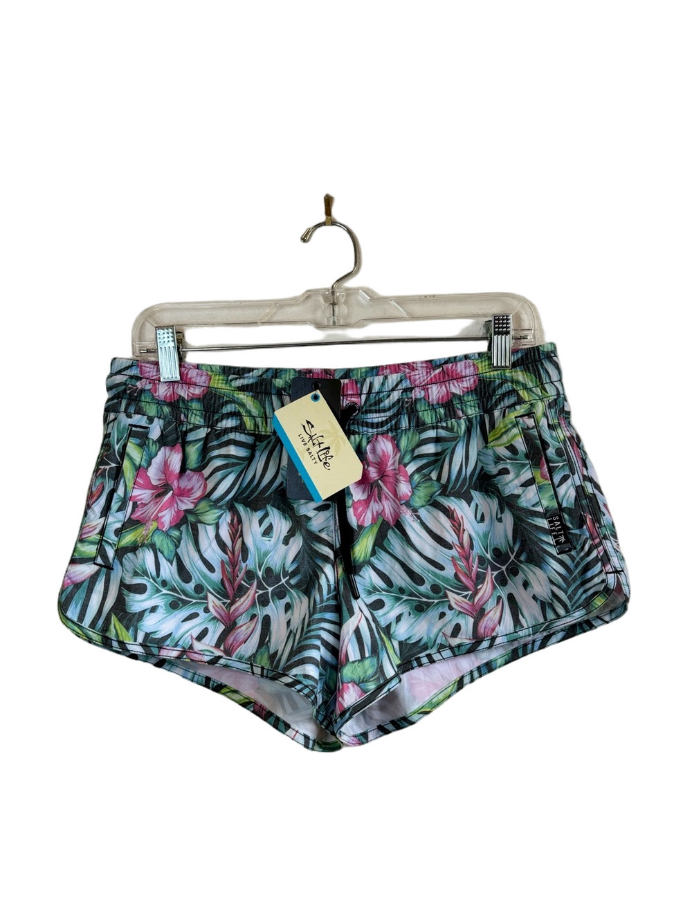 *NWT* SALT LIFE āJungle Vibes Volley Performanceā Shorts - Picture 7 of 17